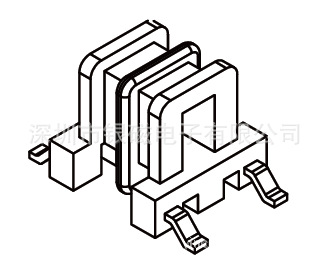 EE05型YC-EE-0503-2 2+2P骨架 SMD骨架、電感線圈骨架廠傢工廠,批發,進口,代購