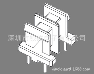 EE10型 YC-EE-1003 2+2P骨架 、雙槽 電感線圈骨架廠傢工廠,批發,進口,代購