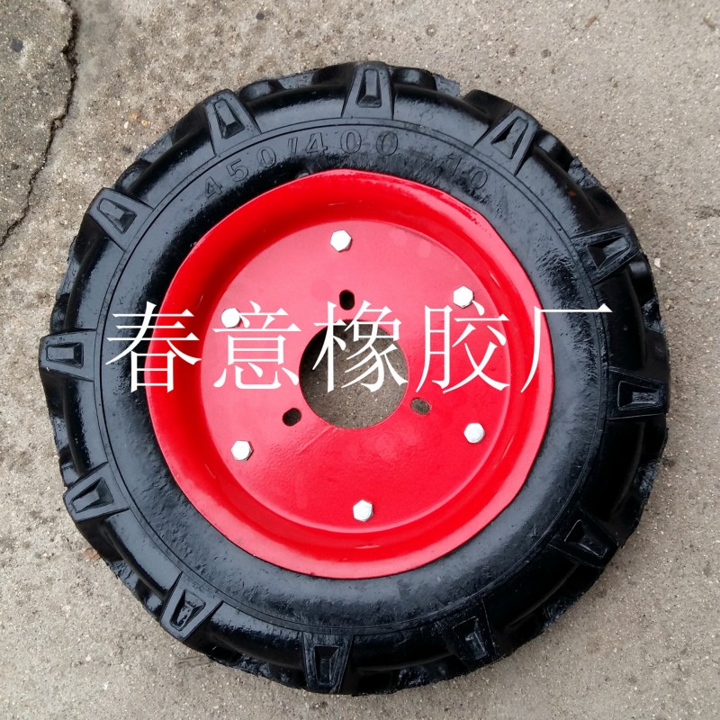 專利直銷400-8450-10人字型實心輪胎 農機微耕機輪胎【圖】批發・進口・工廠・代買・代購