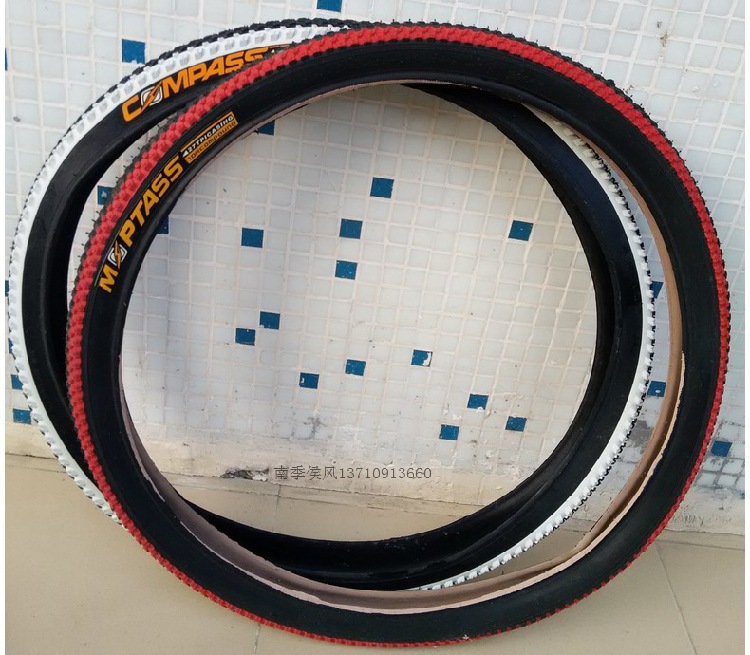 26寸26X1.952.125正品COMPASS康帕斯奧美林自行車山地車彩邊外胎批發・進口・工廠・代買・代購