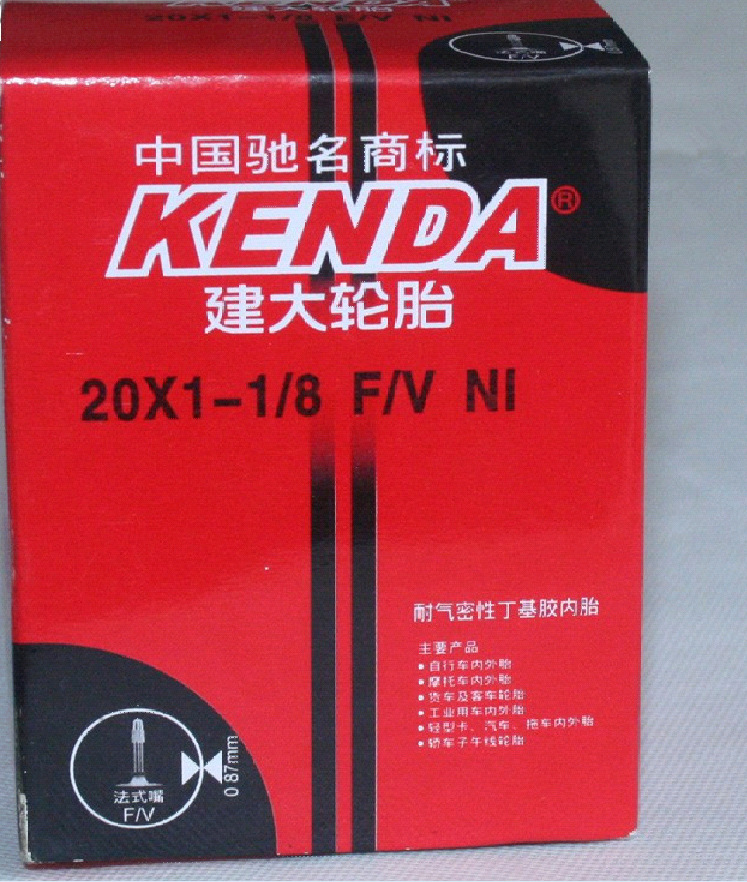 Kenda/建大內胎20*1 1/8 FV 大行歐亞馬折疊車內胎451美嘴胎批發・進口・工廠・代買・代購