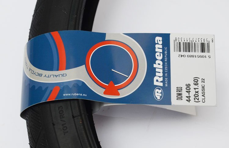 歐洲Rubena品牌表演車自行車輪胎20*1.60半光頭胎R03批發・進口・工廠・代買・代購