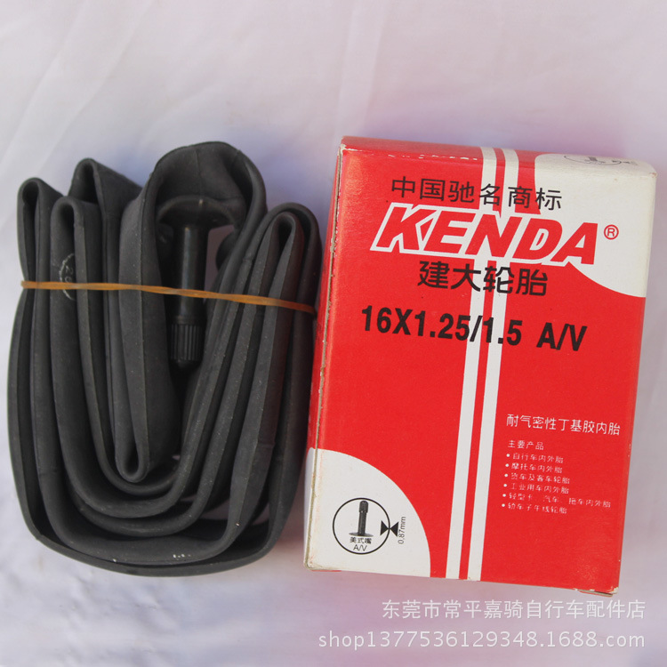 薦 KENDA/建大16*1.25/1.5 A/V美嘴內胎 16寸自行車輪胎工廠,批發,進口,代購