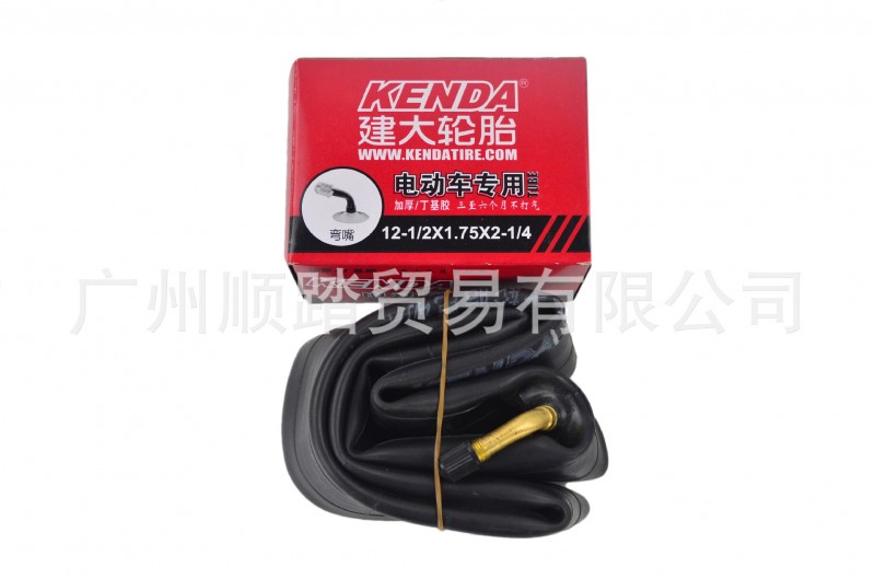 建大KENDA內胎12 -1/2*1.75*2- 1/4彎咀電動車內胎工廠,批發,進口,代購