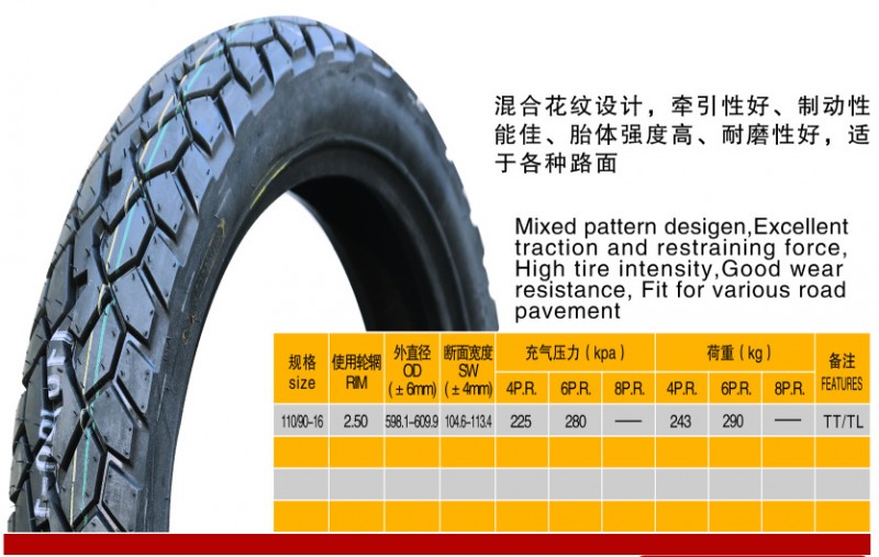 摩托車輪胎 110/90-16工廠,批發,進口,代購