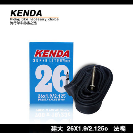 KENDA建大輪胎自行車內胎 26*1.9/2.125 競賽山地車法嘴 26寸超輕工廠,批發,進口,代購