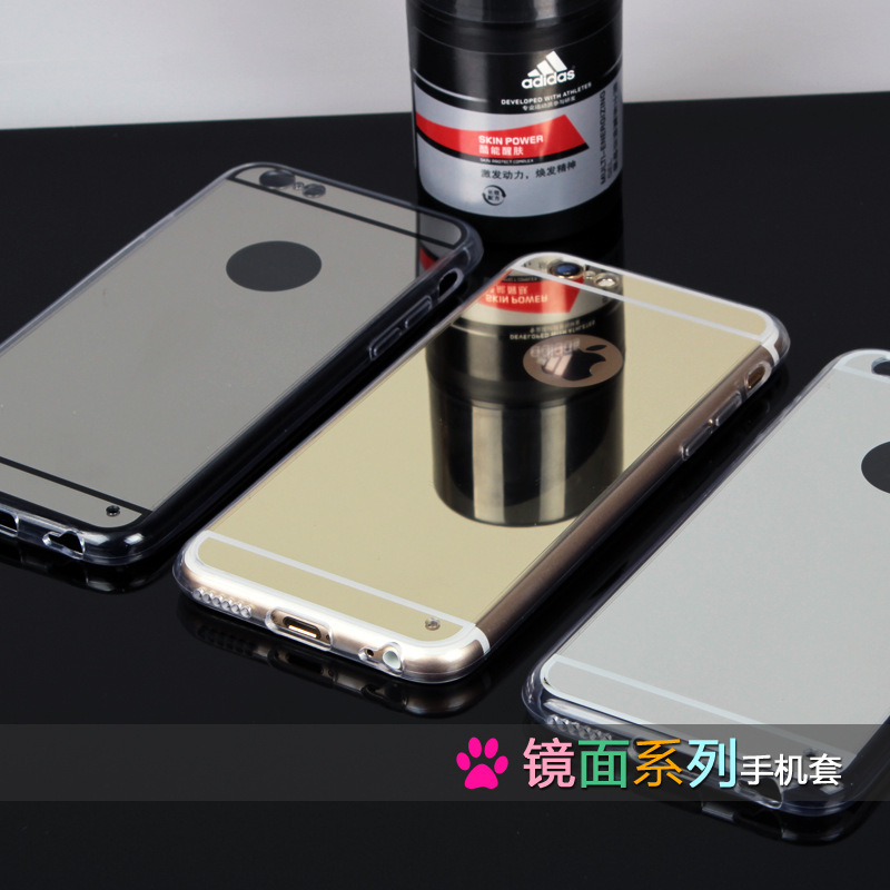 電鍍鏡麵外殼for iphone7 6plus鏡子for5/5s保護套防摔 一件代發工廠,批發,進口,代購