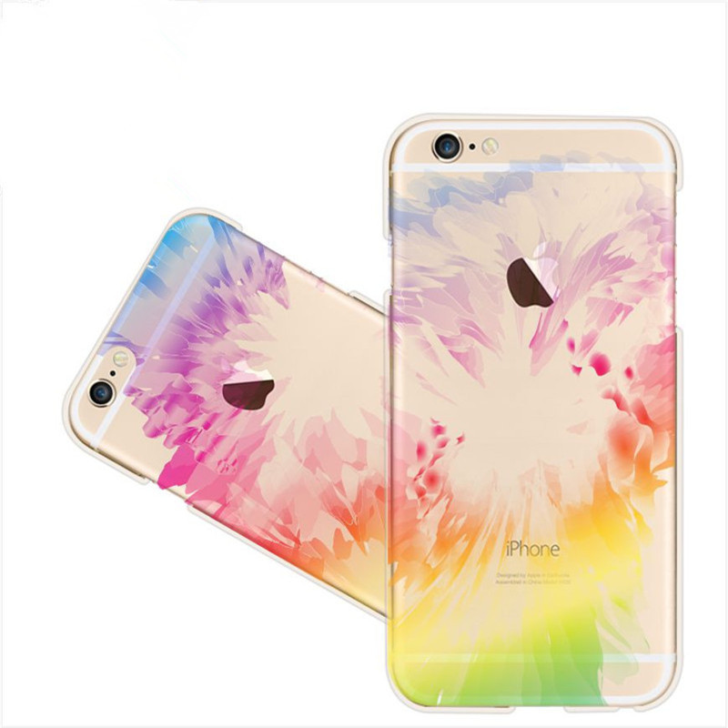 iPhone7手機殼 清新日韓風 蘋果7透明彩繪手機保護套 蘋果各型號批發・進口・工廠・代買・代購