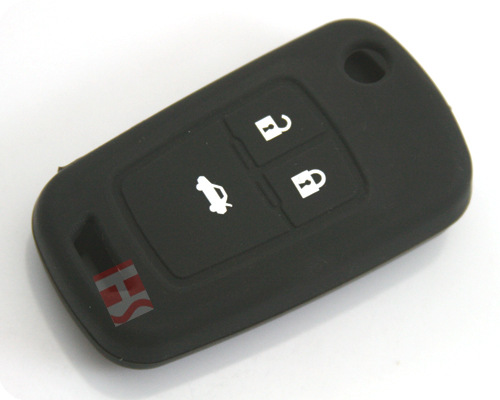 雪佛蘭科魯茲汽車3鍵遙控器矽膠保護套（黑色帶字工廠,批發,進口,代購