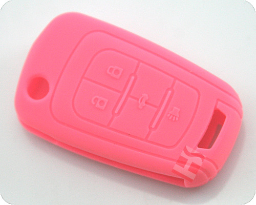別克新君威汽車4鍵遙控器矽膠保護套（粉紅色）工廠,批發,進口,代購