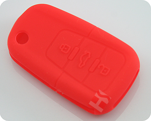 別克榮威汽車三鍵遙控器矽膠保護套(紅色)工廠,批發,進口,代購