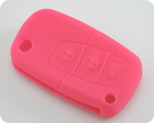 海馬 馬自達汽車3鍵遙控器矽膠保護套(桃紅色)工廠,批發,進口,代購