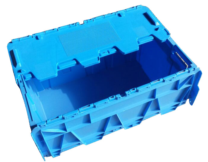 斜插塑料周轉箱可堆式周轉箱物流配送箱物流專用全新料JTC101工廠,批發,進口,代購