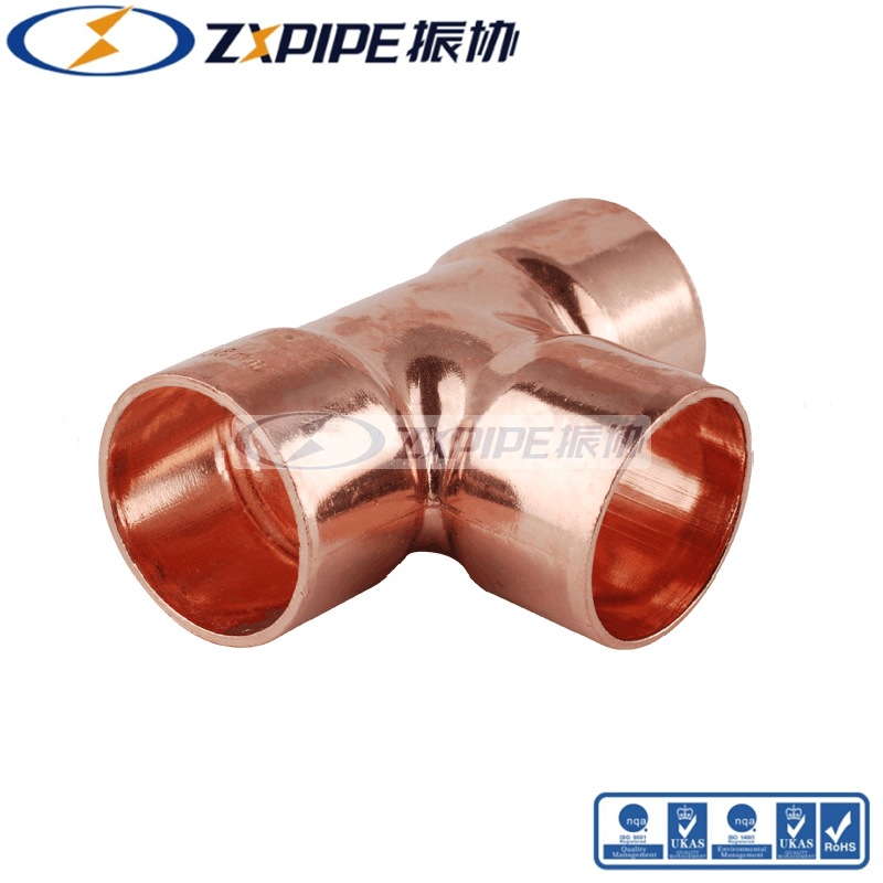 振協(zxpipe)等徑三通 銅管件 紫銅管件三通接頭批發・進口・工廠・代買・代購