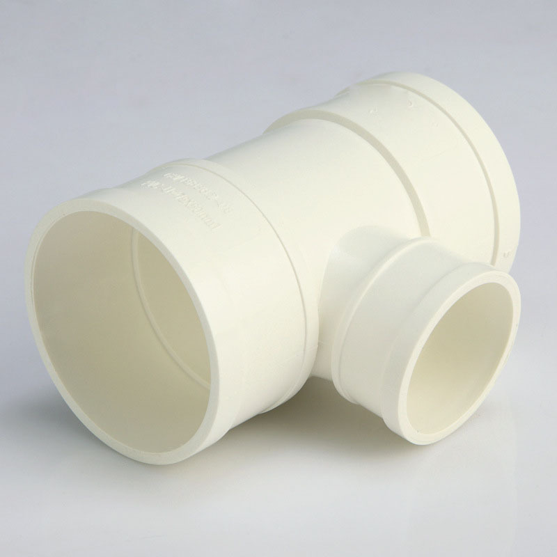 廠傢供應PVC排水管 排水配件塑料異徑順水三通 D75×50批發・進口・工廠・代買・代購