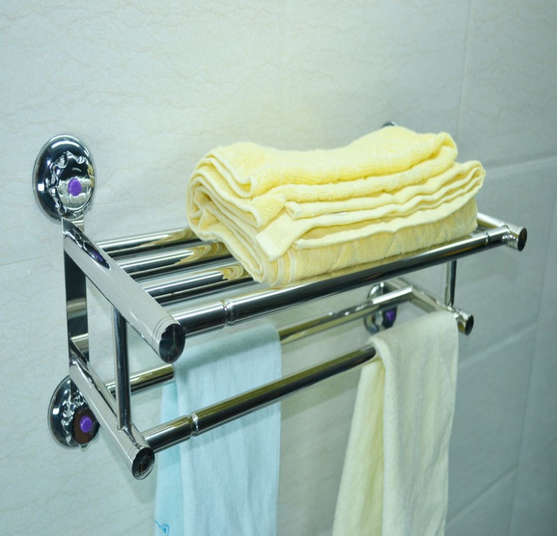 不銹鋼浴室簡約毛巾架 吸壁式現代浴巾架批發・進口・工廠・代買・代購