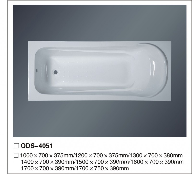廠傢直銷 歐帝斯（4051）裙邊亞克力浴缸 多尺寸齊全工廠,批發,進口,代購