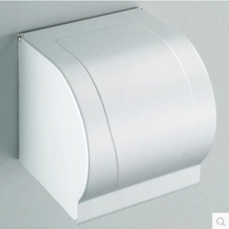 優質廁紙盒 廁紙架 太空鋁紙巾架 全封閉式防水 空心實心紙通用工廠,批發,進口,代購