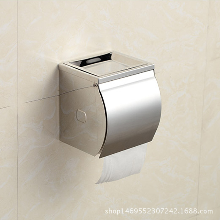 衛生間洗手間SUS304不銹鋼掛壁式8003紙巾架紙巾盒煙灰盒工廠,批發,進口,代購