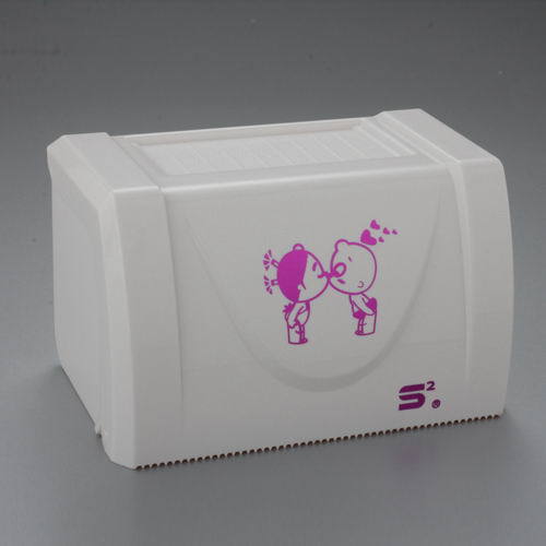 廠傢直銷小方型塑料紙盒帶圖案手紙盒紙巾抽卷紙盒價格便宜質量好批發・進口・工廠・代買・代購