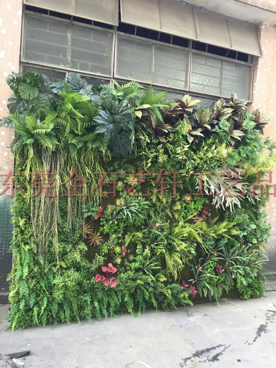 立體仿真植物墻 紫色夢幻花朵 客廳臥室電視背景裝飾可移除墻貼批發・進口・工廠・代買・代購