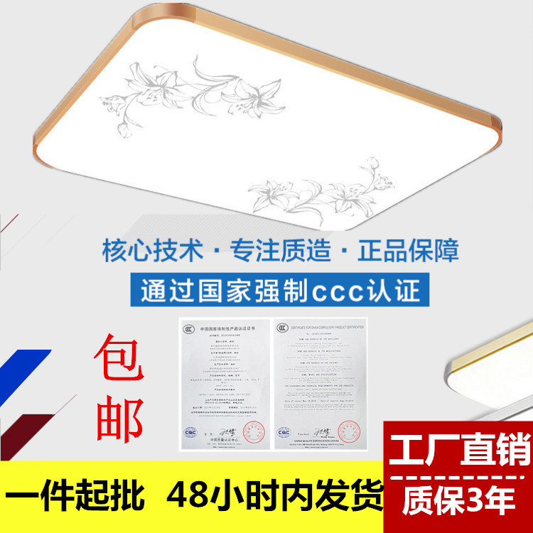 LED吸頂燈長方形客廳燈現代傢裝臥室燈蘋果鋁材燈飾燈具廠傢批發工廠,批發,進口,代購