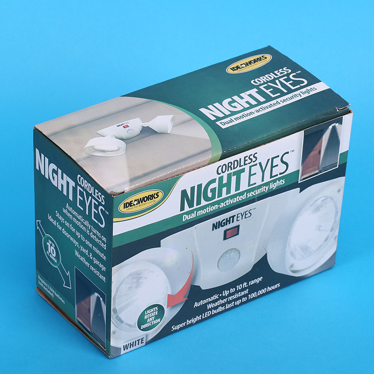 Night Eyes Security Lights Cordless 旋轉安全感應燈探照雙燈工廠,批發,進口,代購