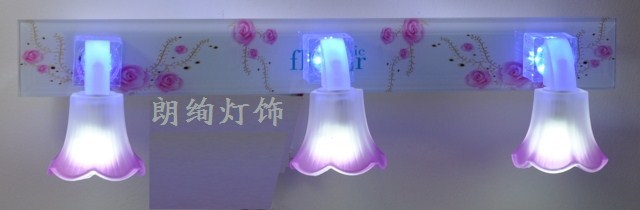 鏡前燈簡約現代浴室壁燈衛生間燈飾化妝燈具LED送光源玻璃燈罩工廠,批發,進口,代購