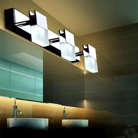 經典方舟LED不銹鋼鏡前燈 現代簡約多角度防水浴室洗手間鏡前燈工廠,批發,進口,代購