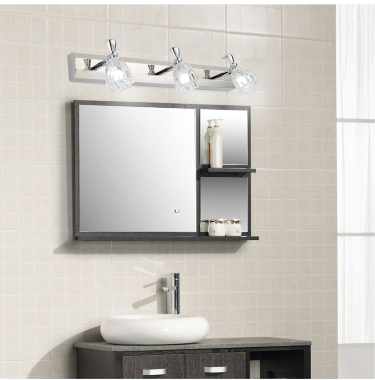 衛生間 LED鏡前燈 浴室鏡前燈 現代簡約 不銹鋼歐式鏡燈工廠,批發,進口,代購