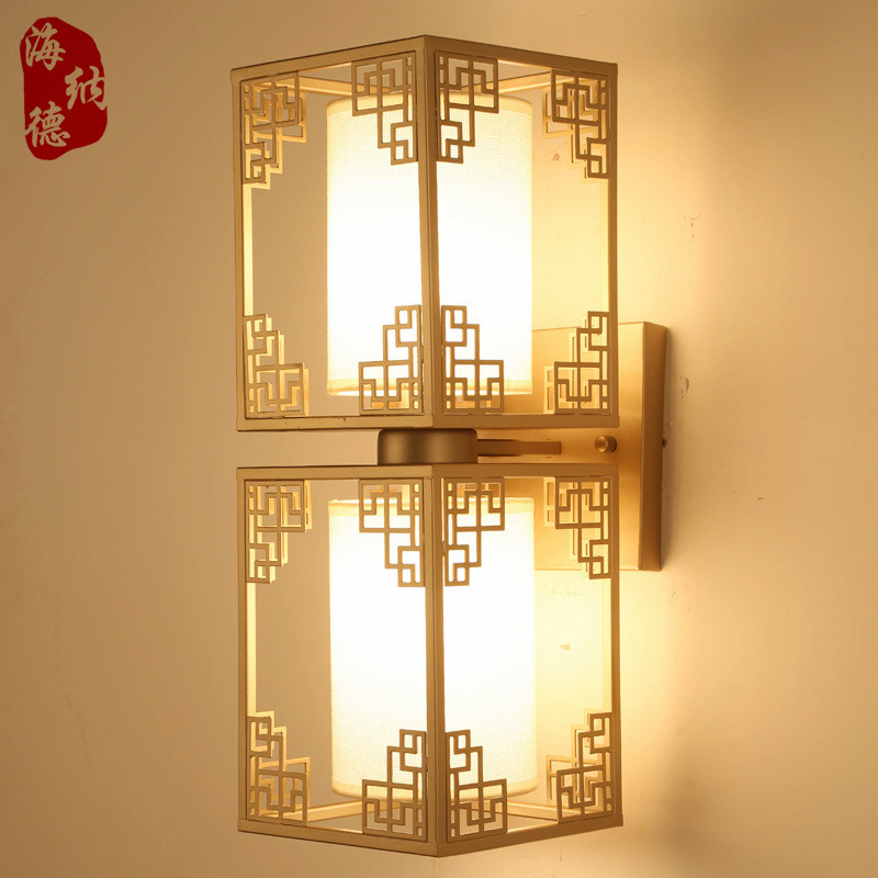 2016款新中式壁燈 簡約酒店室內古典鐵藝客廳臥室過道中國風壁燈工廠,批發,進口,代購