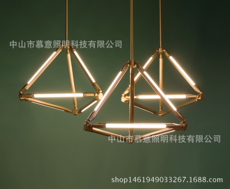 慕意現代簡約T5管LED吊燈2016新款創意個性燈飾燈具餐廳酒店工程工廠,批發,進口,代購