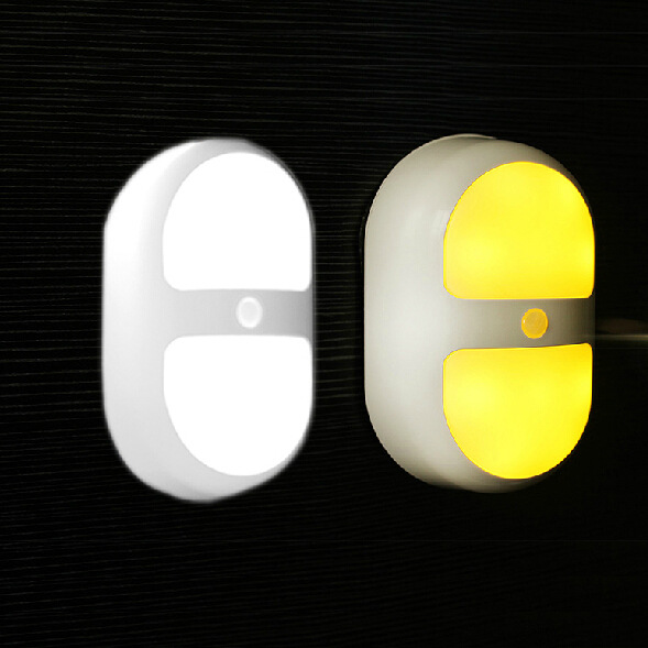 光控人體感應燈衣櫃櫥櫃燈臥室樓道LED節能智能小夜燈嬰兒喂奶燈批發・進口・工廠・代買・代購