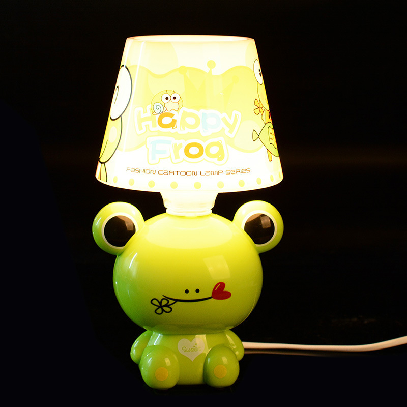 卡通青蛙USB照明臺燈 工廠批發貨源創意可給手機充電學生臥室臺燈工廠,批發,進口,代購