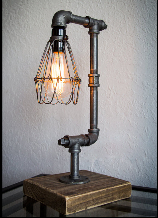 loft愛迪生工業復古風個性水管燈 咖啡廳裝飾創意臺燈批發・進口・工廠・代買・代購
