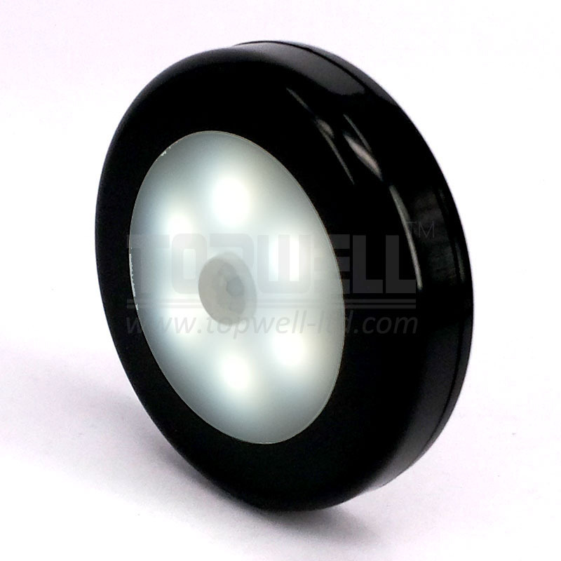 本色純黑 LED自動感應小夜燈 創意智能光控人體感應小夜燈批發・進口・工廠・代買・代購