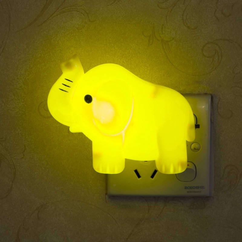 批發創意LED小夜燈 插電卡通大象造型夜燈 地攤夜市熱賣工廠,批發,進口,代購