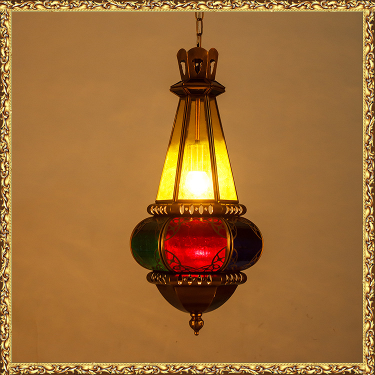 全銅吊燈東南亞阿拉伯穆斯林飯店餐廳燈摩洛哥風格遙控式燈飾燈具批發・進口・工廠・代買・代購