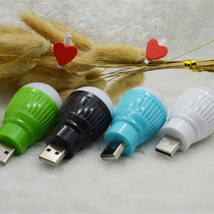 創意節能USB小燈泡 便攜式led小夜燈照明燈泡 可接移動電源批發・進口・工廠・代買・代購