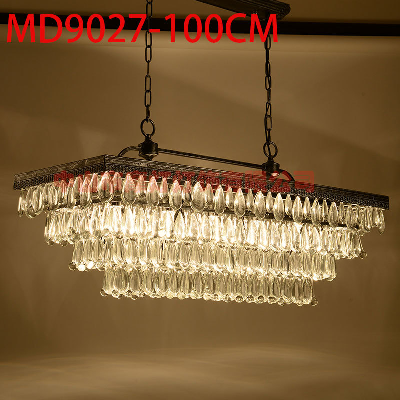 工廠直銷 美式鄉村風 水晶吊燈 個性創意 客廳餐廳燈 MD9027工廠,批發,進口,代購