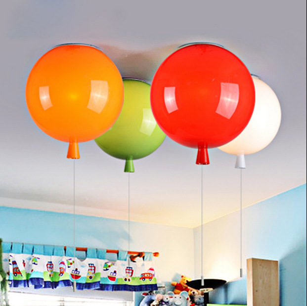 彩色氣球燈現代簡約創意餐廳臥室燈酒吧吧臺吸頂燈LED兒童房間燈批發・進口・工廠・代買・代購