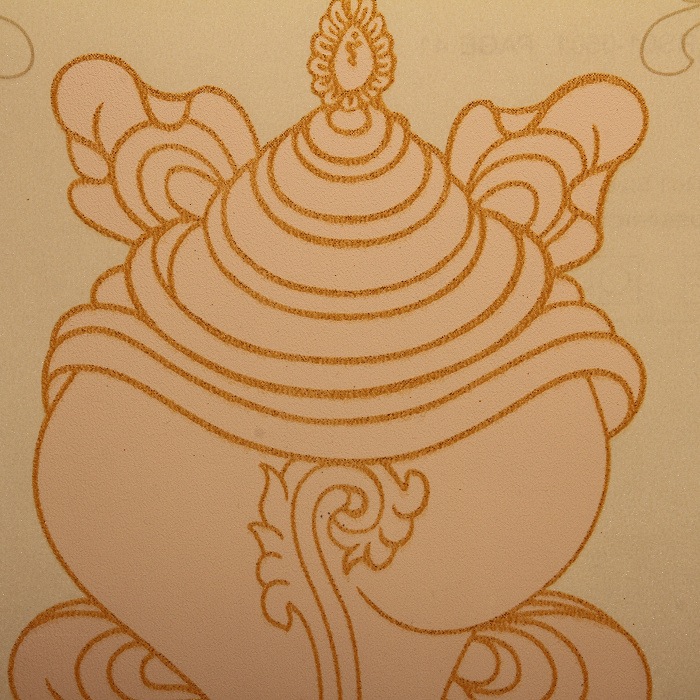 西藏紅淡黃色海螺藏式裝修壁紙批發直供獨傢佛堂寺院客廳餐廳墻紙批發・進口・工廠・代買・代購