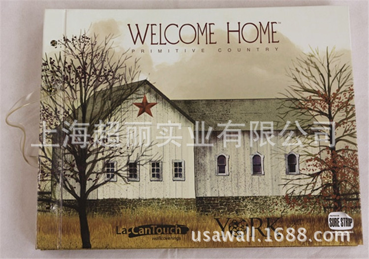 美國YORK 約克墻紙 WELCOME HOME 歡迎回傢壁紙 HK4716 長堤墻紙工廠,批發,進口,代購