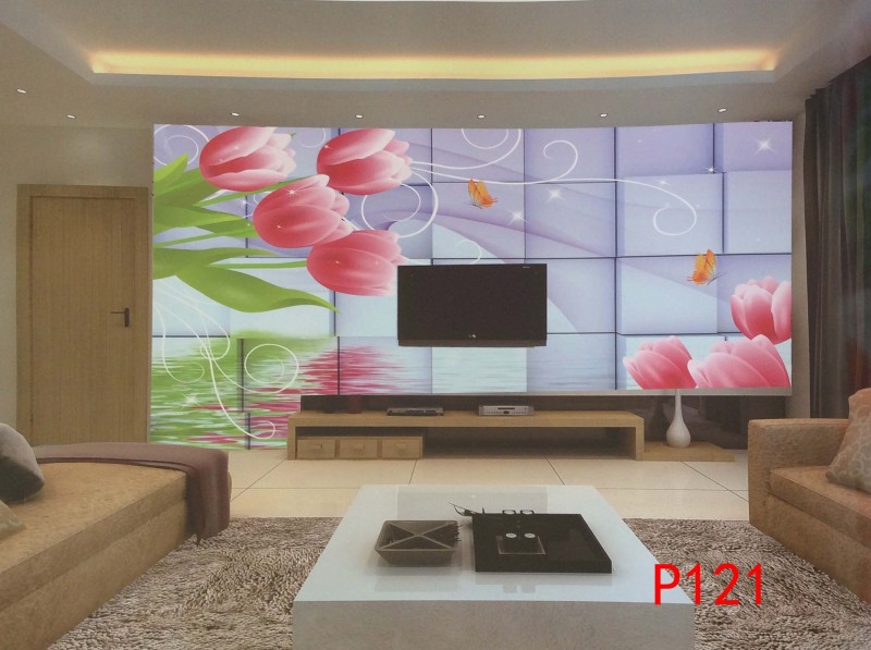 3D立體大型無縫定製花卉墻紙壁畫客廳臥室電視背景沙發背景墻藝林工廠,批發,進口,代購