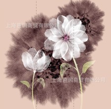 花草圖壁畫，高檔壁紙、純潔、個性化壁紙FP055工廠,批發,進口,代購