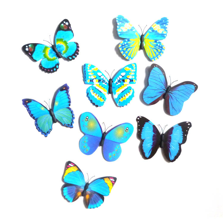 外貿 蝴蝶墻貼 PVC墻貼 3d立體墻貼 昆蟲墻貼 夜光墻貼 裝飾墻貼工廠,批發,進口,代購