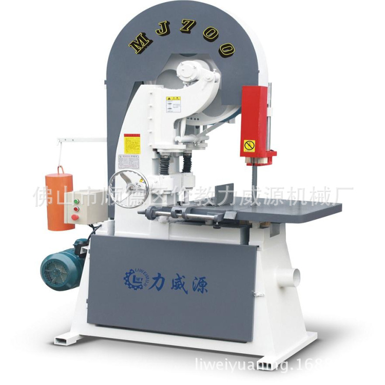 熱銷 力威源木工帶鋸機MJ700/MJ317木工機械7.5KW 原木裁板工廠,批發,進口,代購