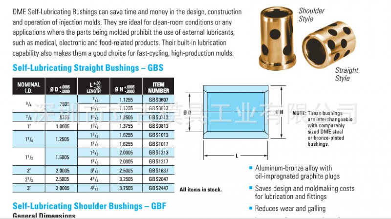 優勢美國DME滾珠導套GBS|進口五金模具配件|原裝DME模具標準件工廠,批發,進口,代購