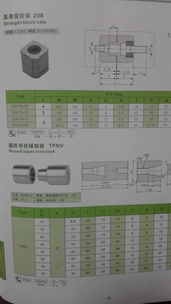 供應直身定位鎖 Z08/32X32工廠,批發,進口,代購