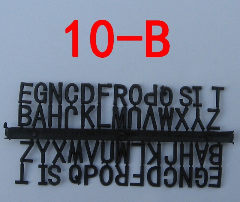 10-B 木模具用塑料數字字母鑄造模具數字字母 塑料字 貼字 字頭工廠,批發,進口,代購